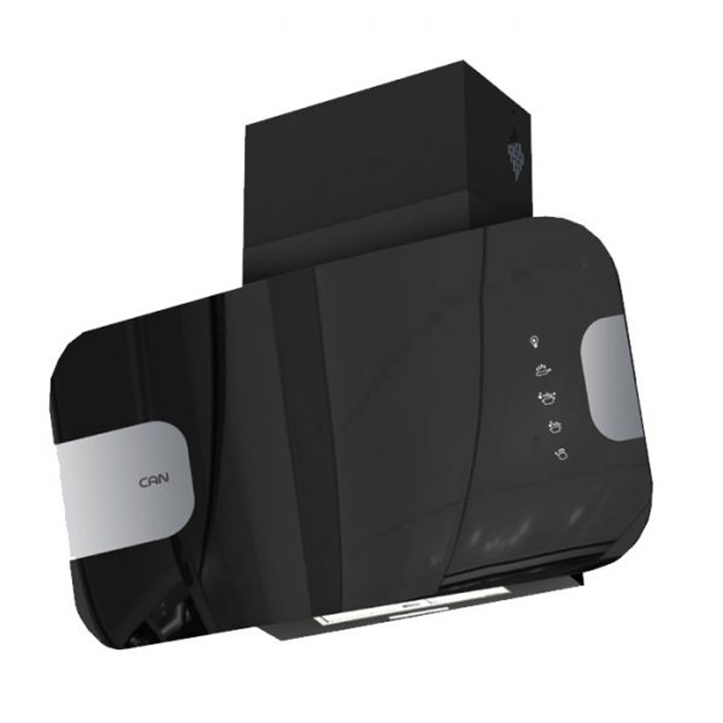 هود کن مدل Onyx مشکی نقره ای 90