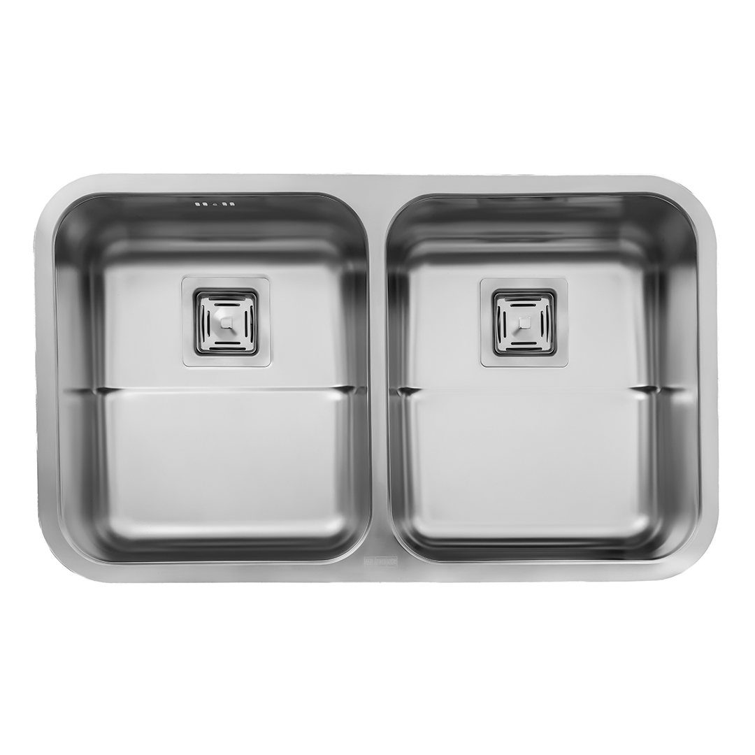 سینک دو لگنه زیرکابینتی 935 استیل البرز