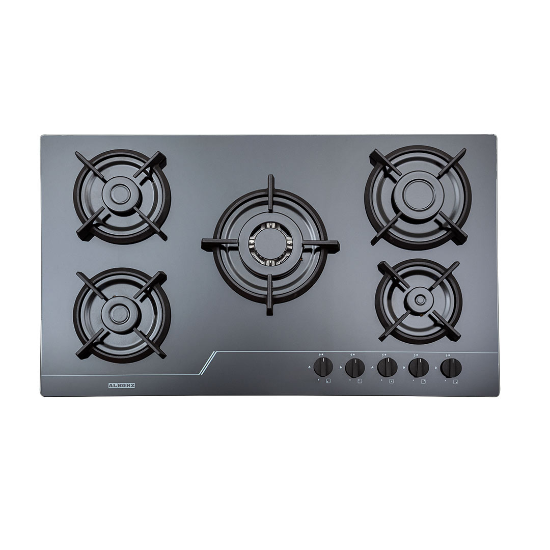 اجاق گاز رومیزی پنج شعله مدل G-5961 i استیل البرز