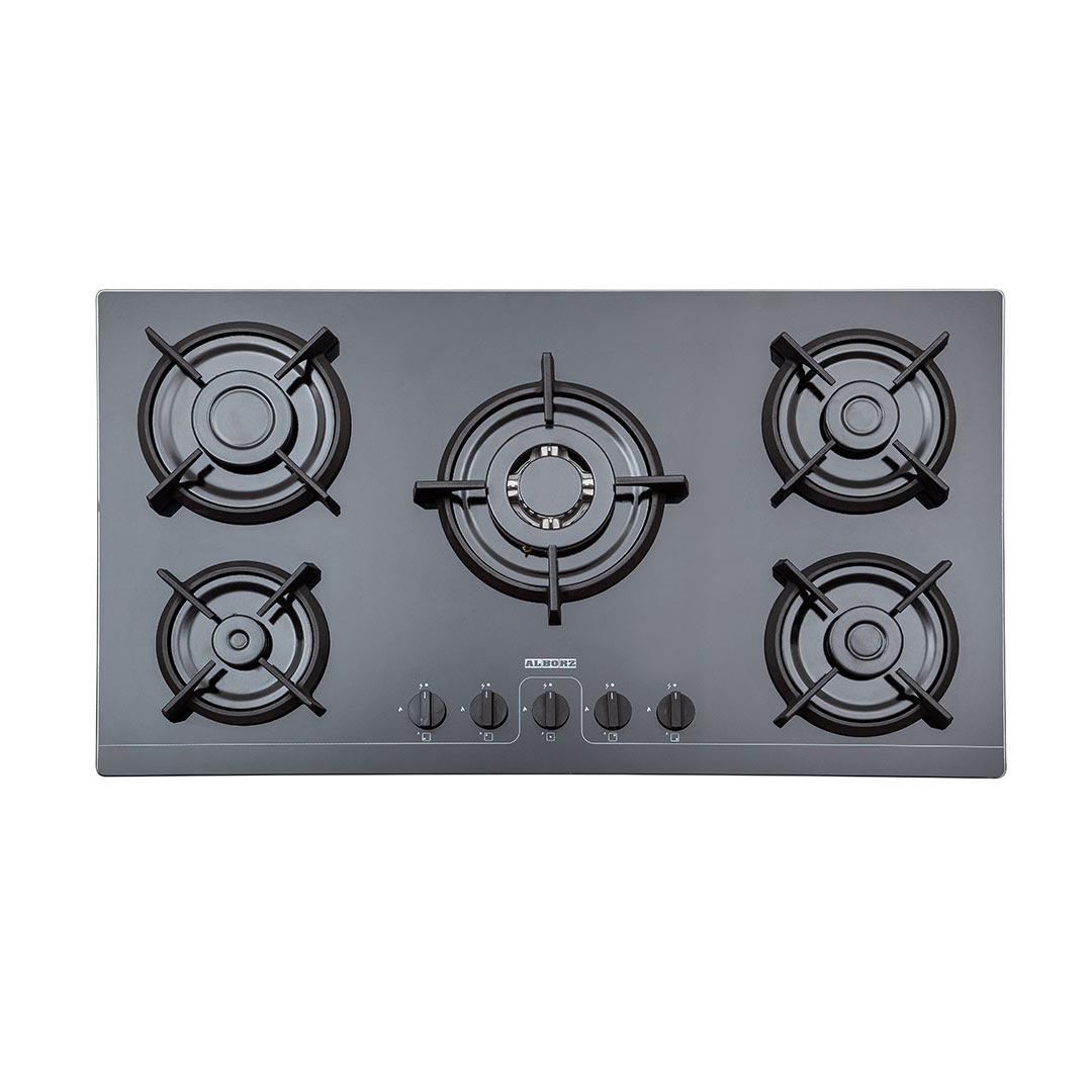 اجاق گاز رومیزی پنج شعله مدل G-5964 i استیل البرز