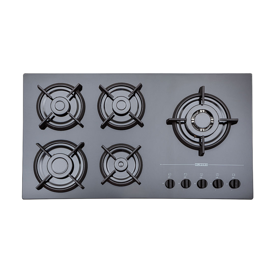 اجاق گاز رومیزی پنج شعله مدل G-5967 i – L&R استیل البرز
